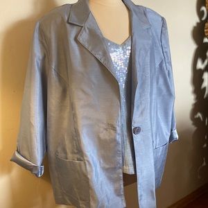 Never worn jacket and top